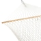 Bliss Hammocks 60" Wide Cotton Rope Hammock w/ Spreader Bar, S Hooks, & Chains, 450 Lbs Capacity (Natural) BH-410 - alternate 5